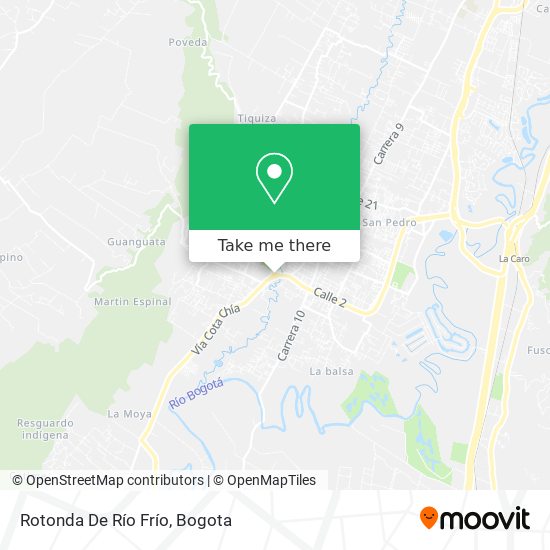 Rotonda De Río Frío map