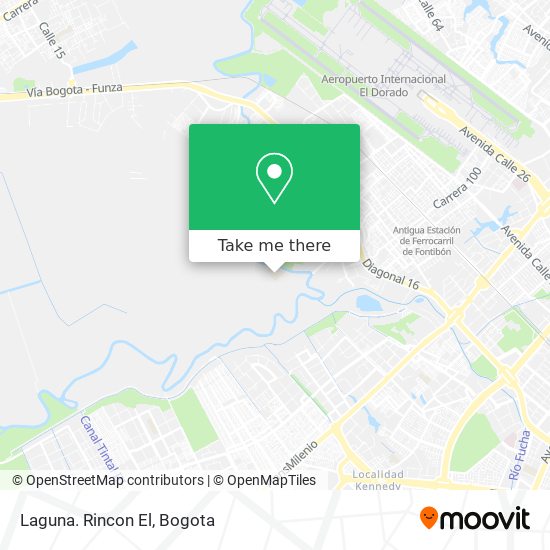 Mapa de Laguna. Rincon El