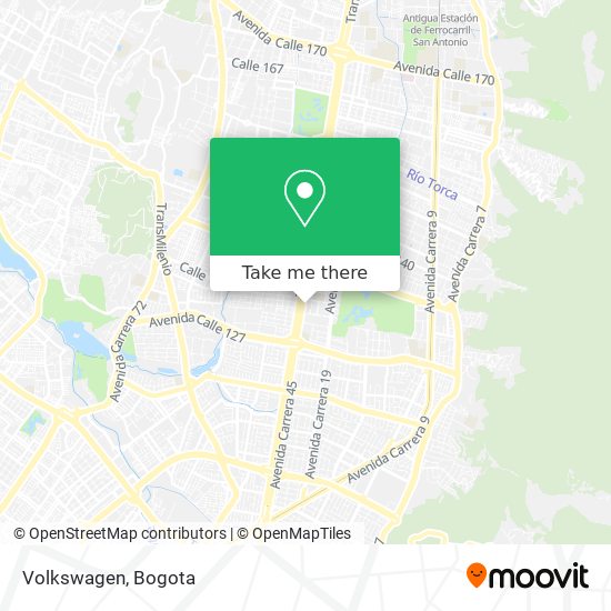 Volkswagen map