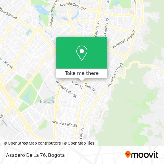 Asadero De La 76 map