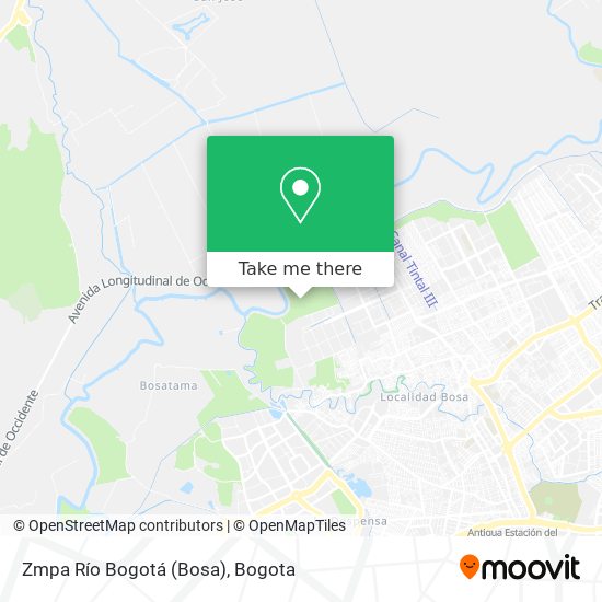 Zmpa Río Bogotá (Bosa) map
