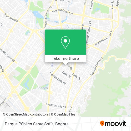 Parque Público Santa Sofía map