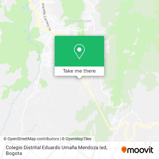 Mapa de Colegio Distrital Eduardo Umaña Mendoza Ied