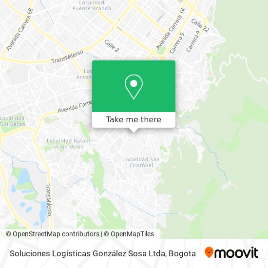 Soluciones Logísticas González Sosa Ltda map