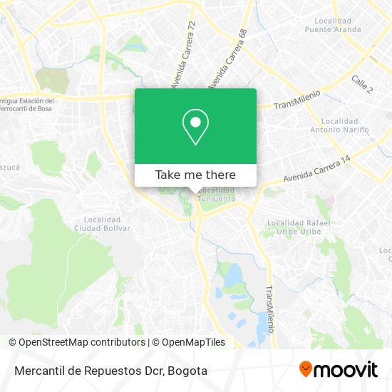 Mercantil de Repuestos Dcr map