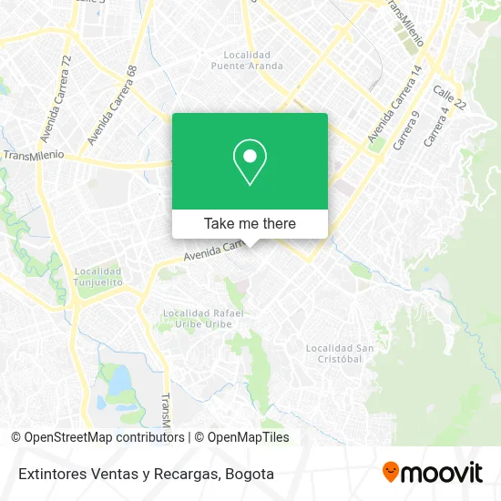 Extintores Ventas y Recargas map