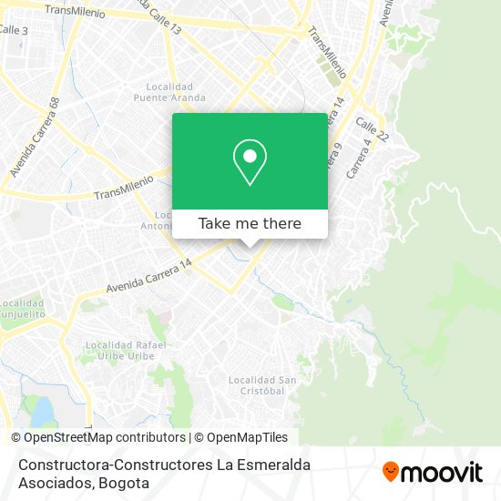 Mapa de Constructora-Constructores La Esmeralda Asociados