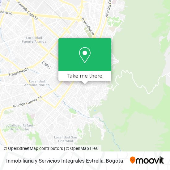 Inmobiliaria y Servicios Integrales Estrella map