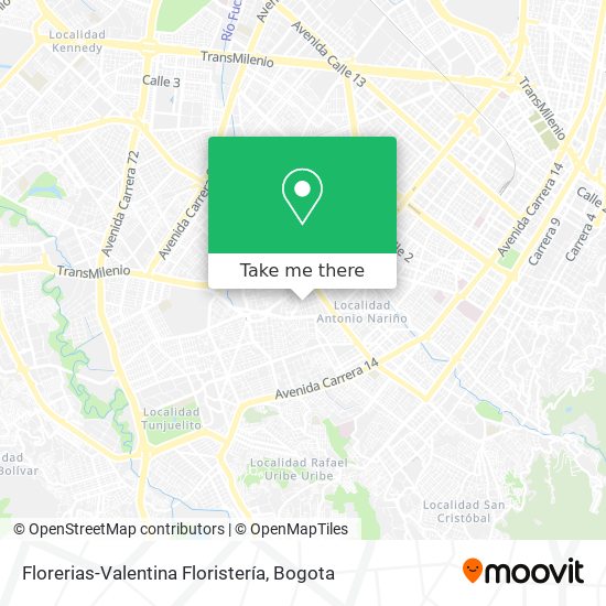 Florerias-Valentina Floristería map