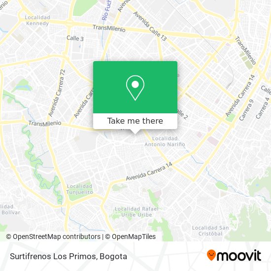 Surtifrenos Los Primos map