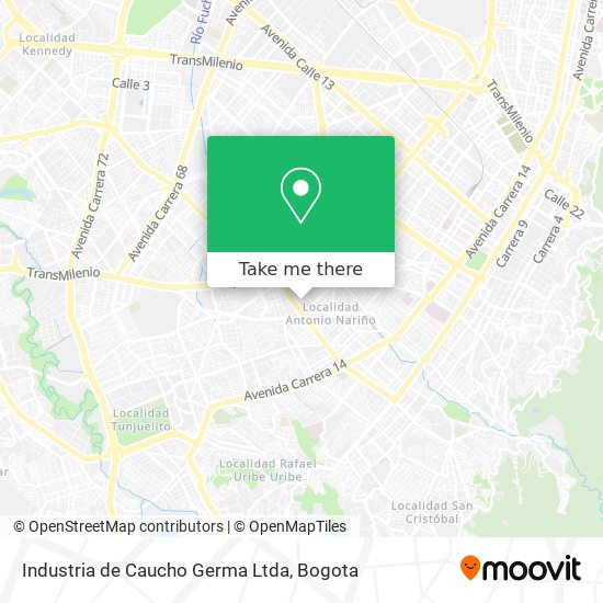 Industria de Caucho Germa Ltda map
