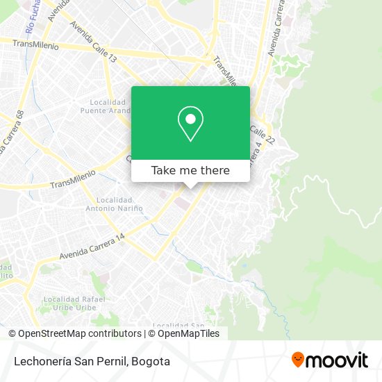 Mapa de Lechonería San Pernil