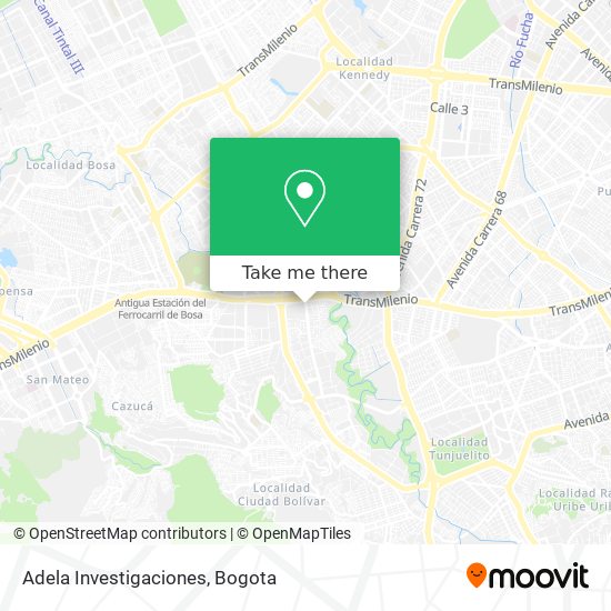 Adela Investigaciones map