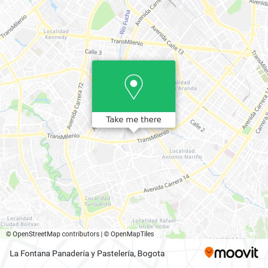 La Fontana Panadería y Pastelería map