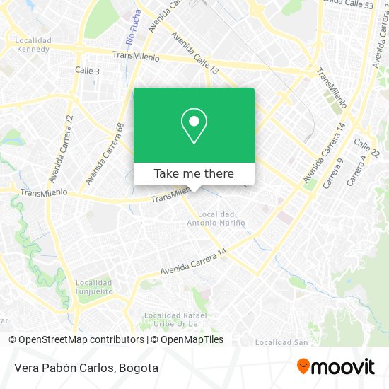 Mapa de Vera Pabón Carlos