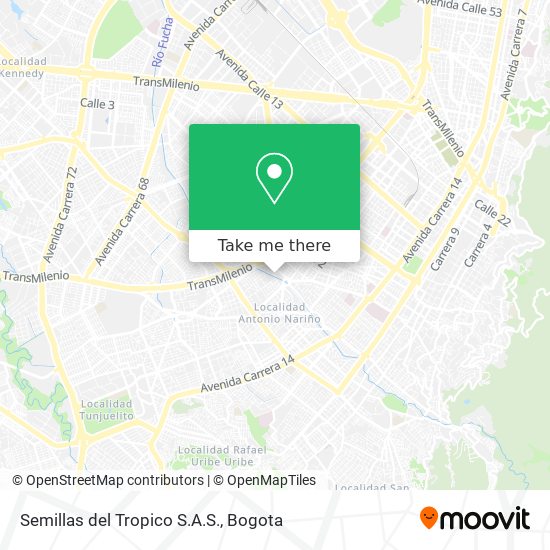 Semillas del Tropico S.A.S. map
