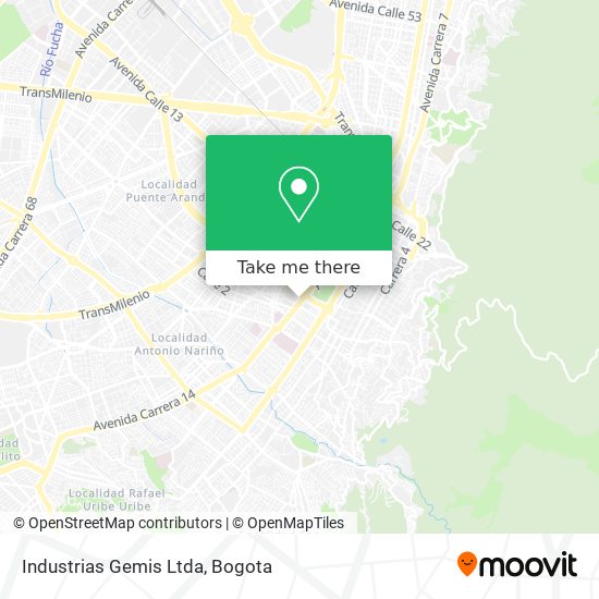 Industrias Gemis Ltda map