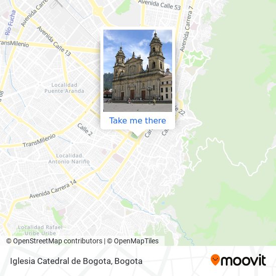 Iglesia Catedral de Bogota map