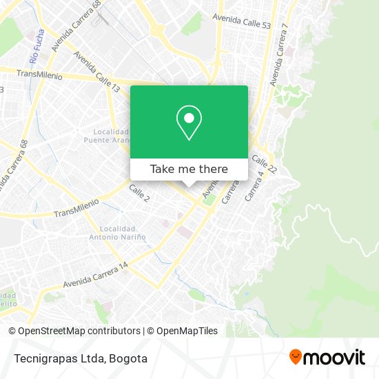 Tecnigrapas Ltda map