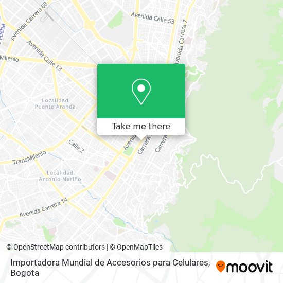 Importadora Mundial de Accesorios para Celulares map