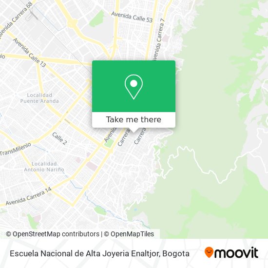 Escuela Nacional de Alta Joyeria Enaltjor map