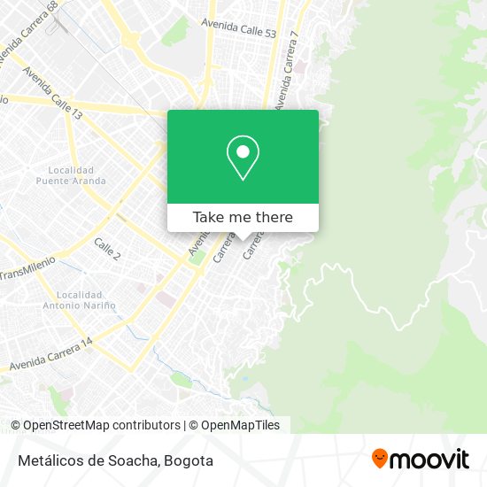 Metálicos de Soacha map