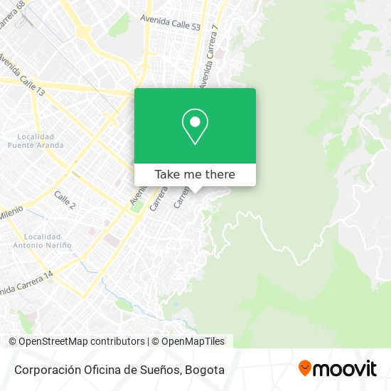 Corporación Oficina de Sueños map