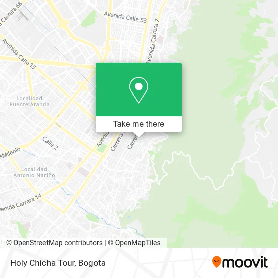 Holy Chicha Tour map