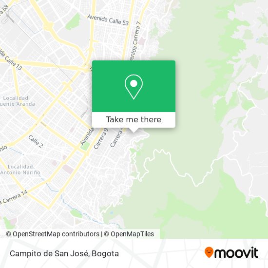 Campito de San José map