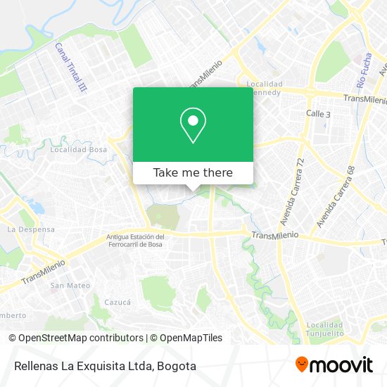 Rellenas La Exquisita Ltda map