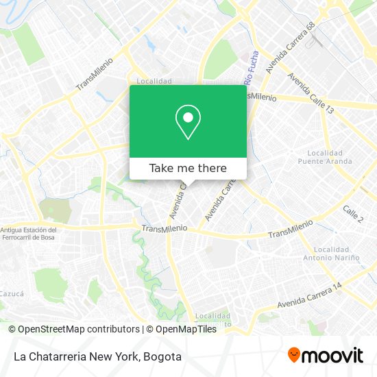 La Chatarreria New York map
