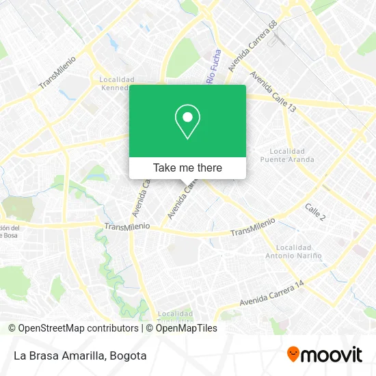 La Brasa Amarilla map