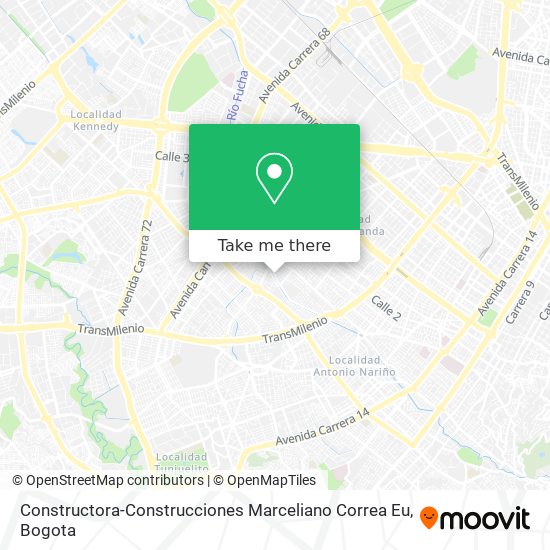 Constructora-Construcciones Marceliano Correa Eu map