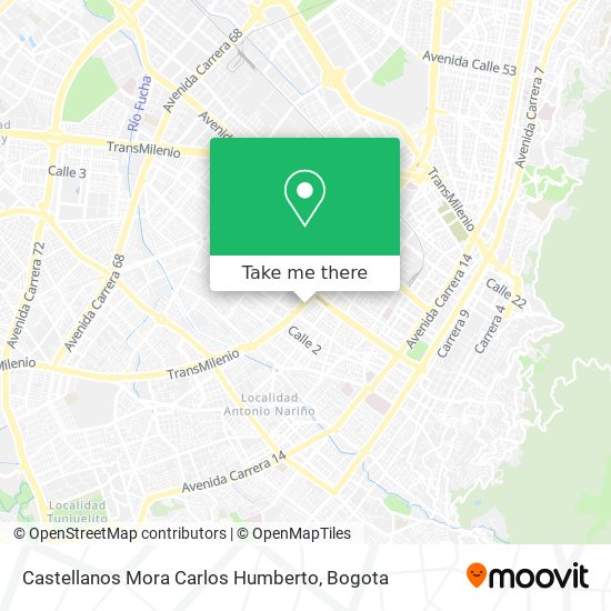 Castellanos Mora Carlos Humberto map