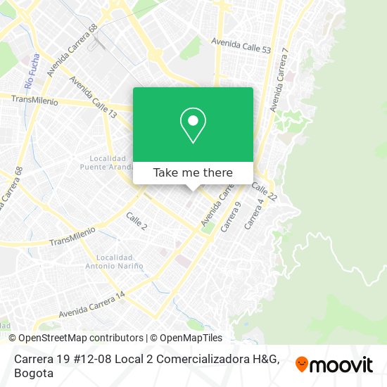Carrera 19 #12-08 Local 2 Comercializadora H&G map