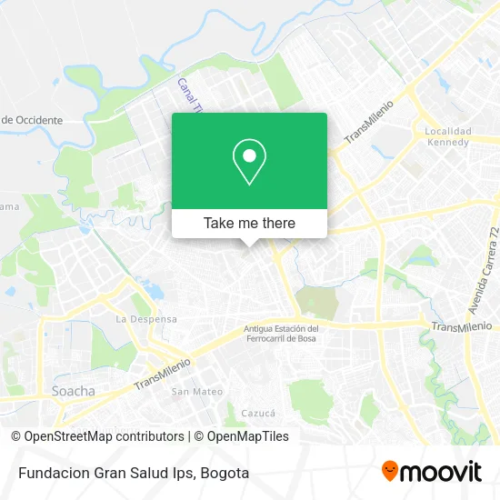 Fundacion Gran Salud Ips map