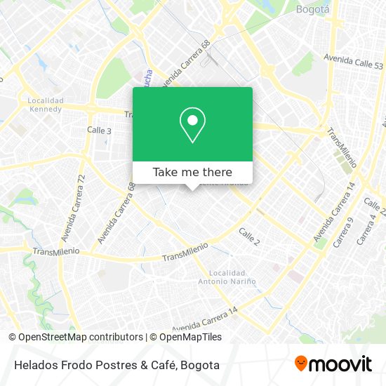 Helados Frodo Postres & Café map