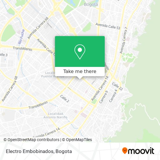 Electro Embobinados map