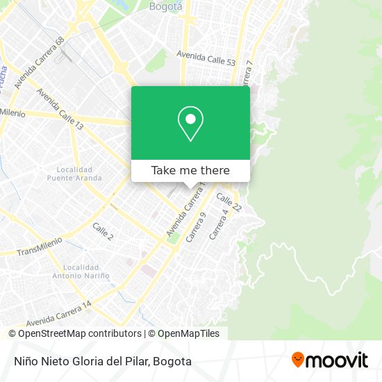 Niño Nieto Gloria del Pilar map