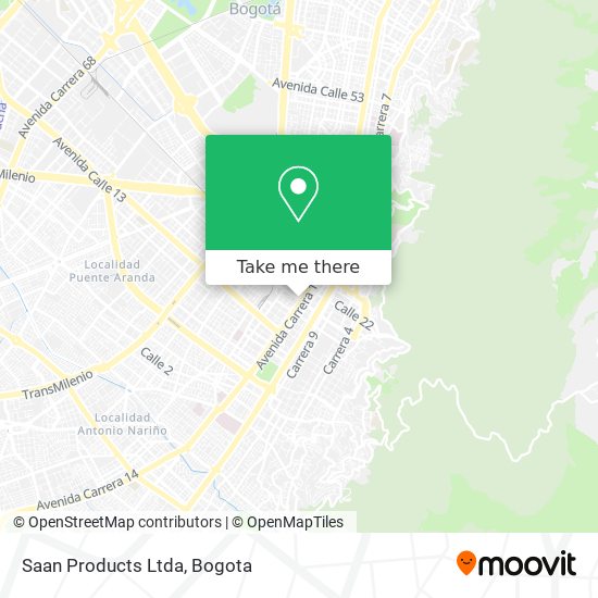 Saan Products Ltda map