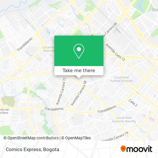 Comics Express map