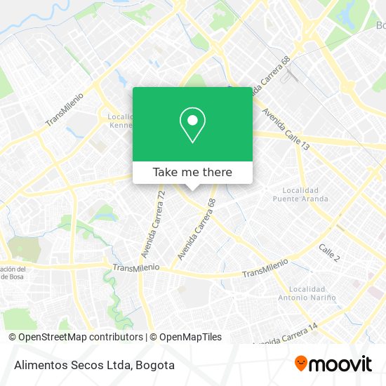 Alimentos Secos Ltda map