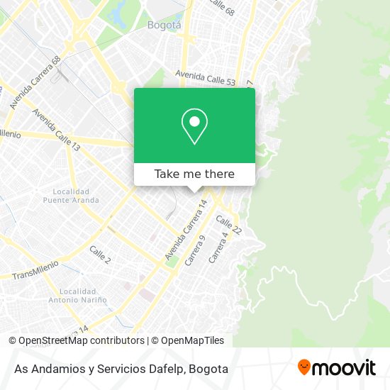 As Andamios y Servicios Dafelp map