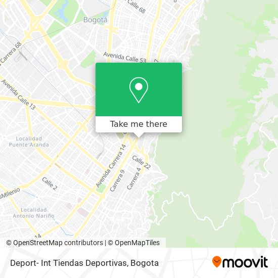Deport- Int Tiendas Deportivas map