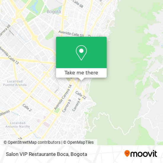 Salon VIP Restaurante Boca map