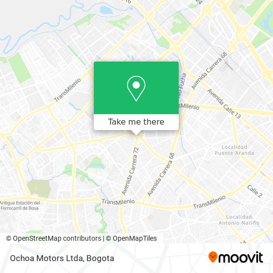Mapa de Ochoa Motors Ltda