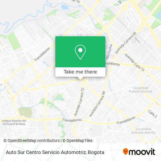 Auto Sur Centro Servicio Automotriz map