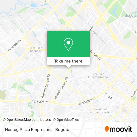 Hastag Plaza Empresarial map
