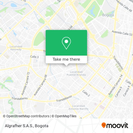 Mapa de Algrafher S.A.S.