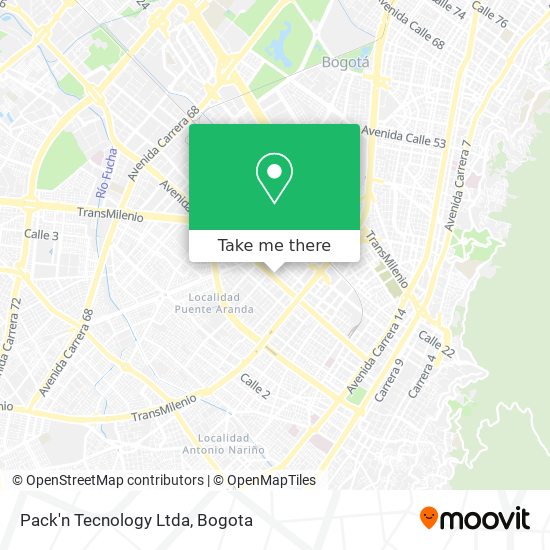 Pack'n Tecnology Ltda map